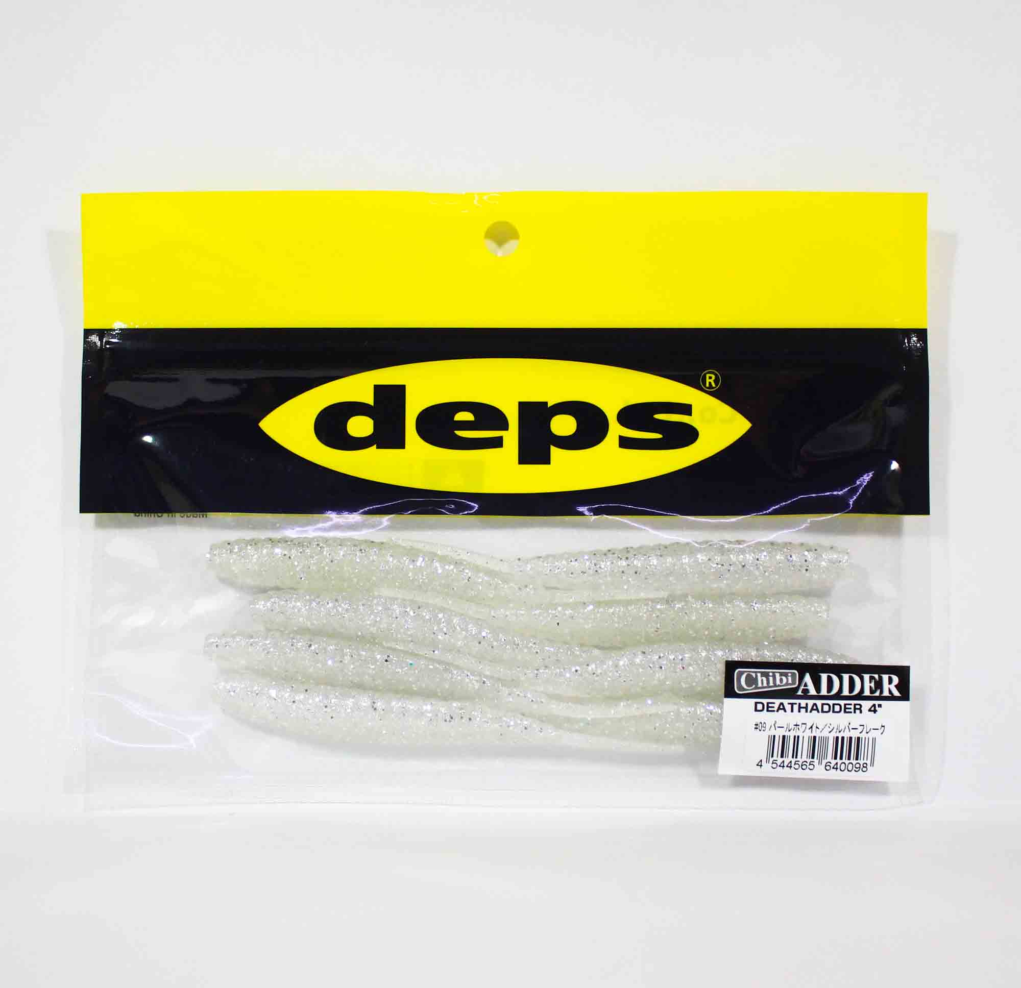 

Мягкая приманка Deps Death Adder 4 дюйма, 8 шт. в упаковке 09 (0098)