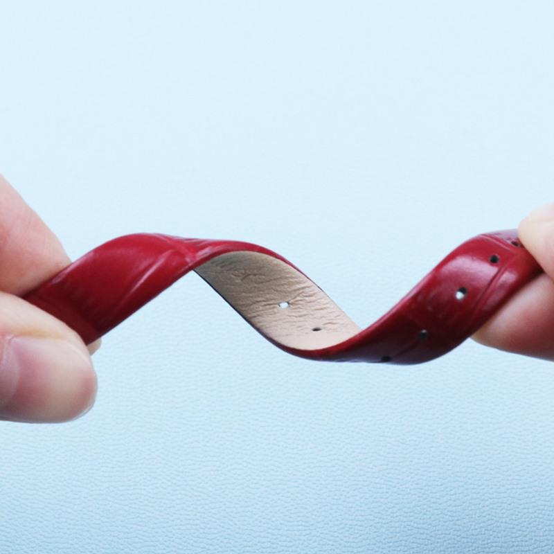 Mikrovlákno Vzor Bambusu Vodotěsný Řemínek k Hodinkám - Zelený, Měkký, Vícebarevný Skladem