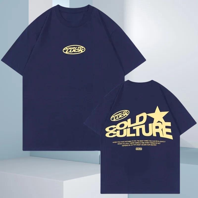 

Класична повсякденна осіння футболка з круглим вирізом у стилі хіп-хоп з чистої бавовни, високоякісний повсякденний трендовий модний чоловічий та жіночий топ XXXL