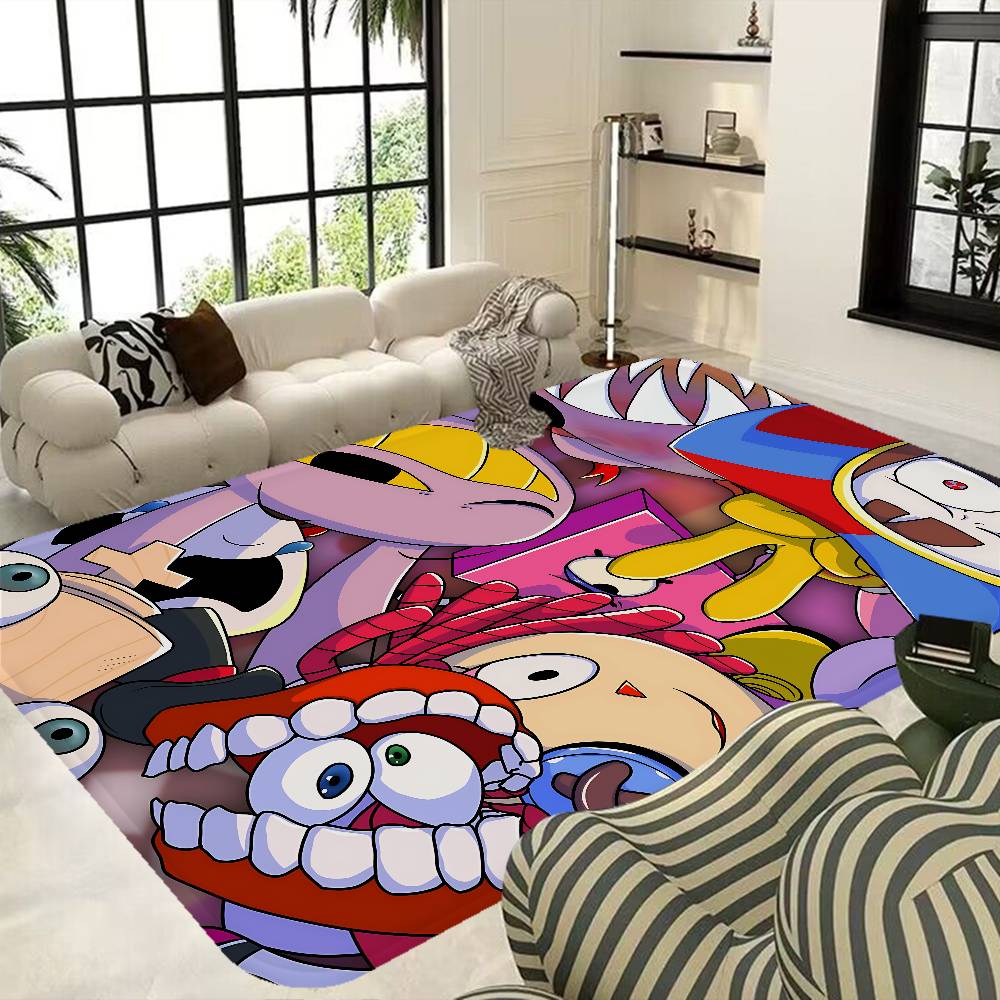 Cartoon The Amazing Digital C-Circus Kitchen Mat Cheaper Anti-slip Modern Living Room Balcony Printed Modern Home Decor