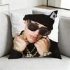 CrisS MJ RReggaeton Square DoubleSided printed Pillow Case Bedroom Bedside Pillow Sofa Cushion Cover Gift