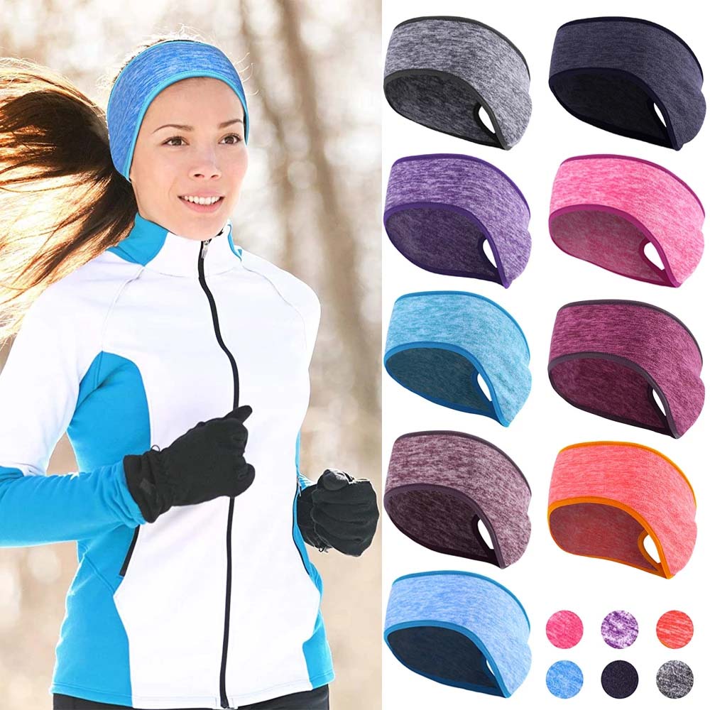 

Skiing Windproof Outdoor Ear Cover Running Ear Warmer Headscarf Winter Sweatband Ponytail Headband