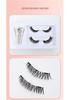 Reusable Magnetic False Eyelashes Set with Natural Curl – No Glue Needed, Easy Removal, Suitable for European and American Styles