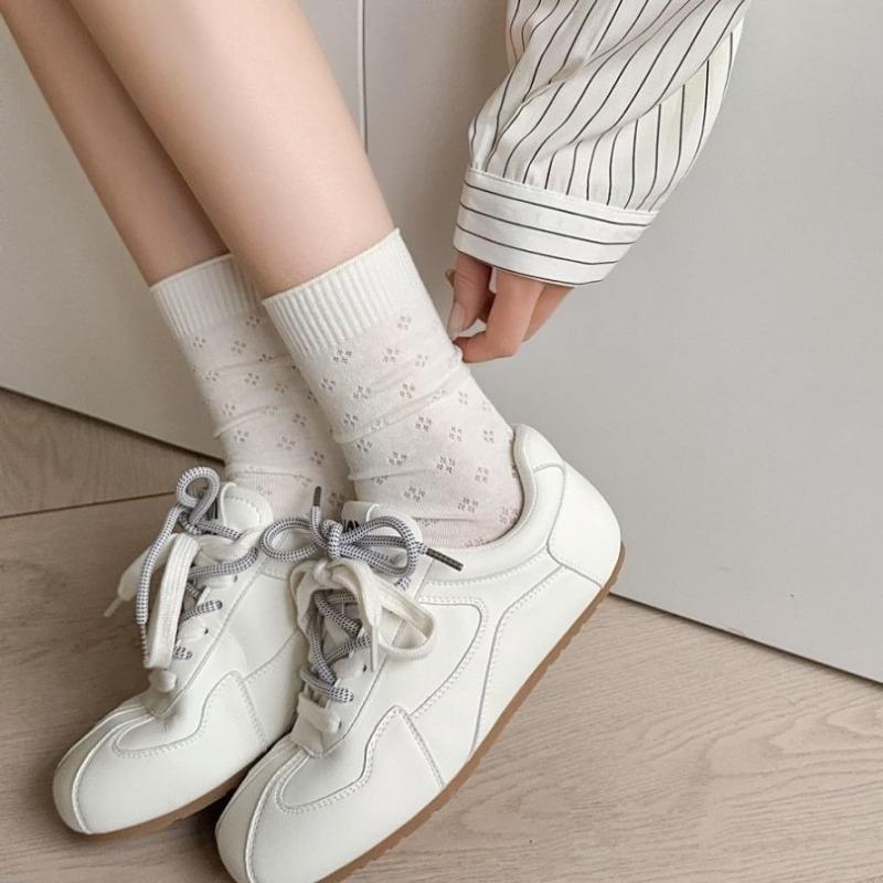 Women's Summer Thin Mesh Boneless Tube Cotton Socks
