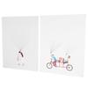 2Set Cartoon Pattern Fingerprint Painting DIY Signature Guest Book Wedding Birthday Party Decor