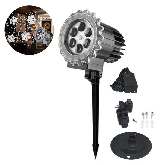 Halloween Projector Light Rotating Snow Falling Projector Lamp Waterproof Easy Installation Indoor Outdoor Holiday Night Light Projector