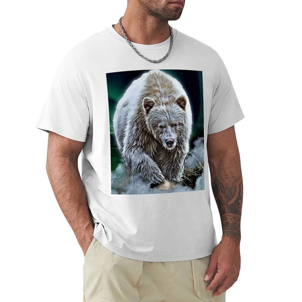 Bear Guardian Tshirt Casual Loose Short Sleeve Tee For Men