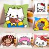 Cute Hhello KittyS Pillow Case Pattern Printed Pillowcase For Living Room Sofa Cushion Cover Bedroom Decor