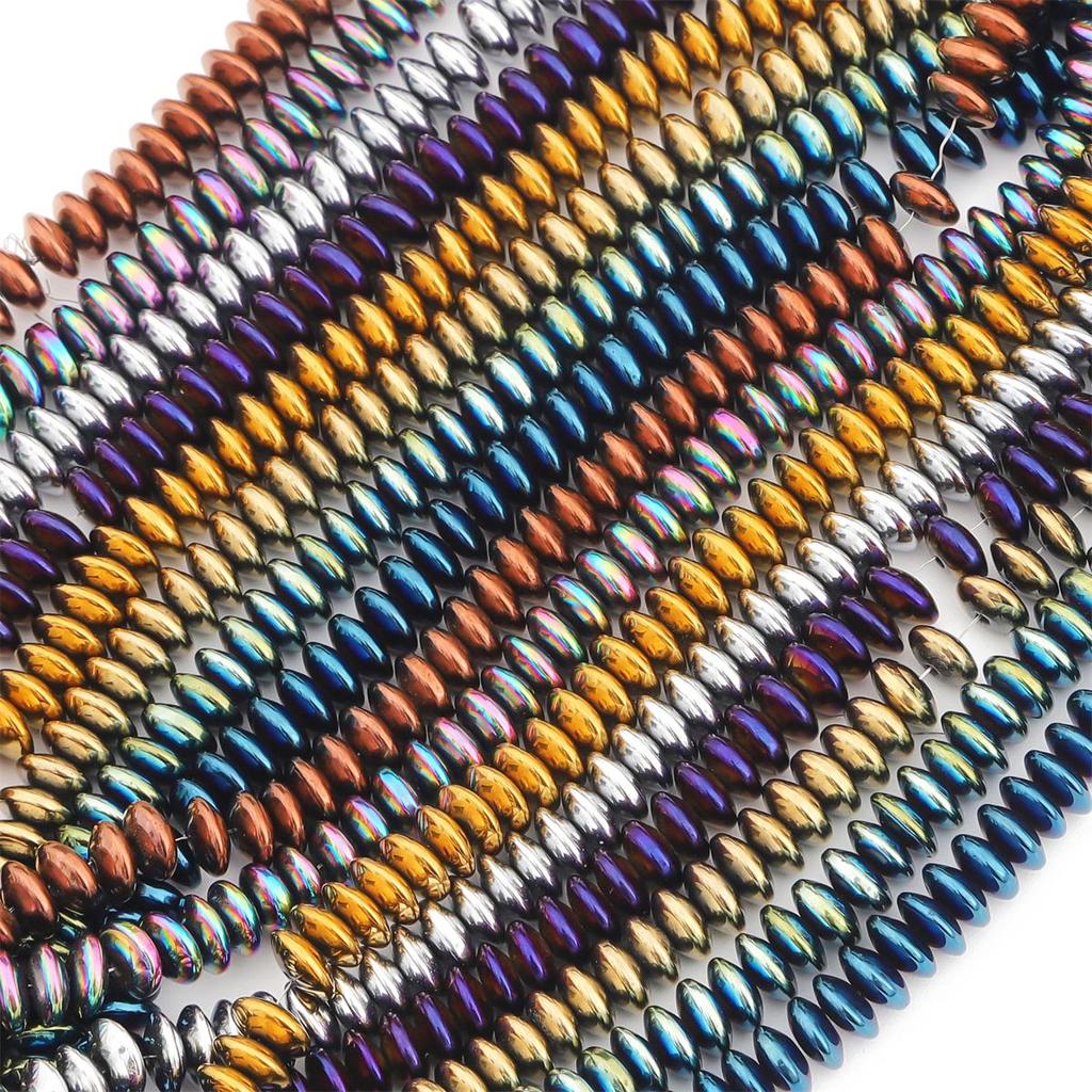 Naturstein Flat Rund Disk Hematitt Løs Avstandsperler For Øredobber Halskjede Armbånd Gjør-det-selv-smykketilbehør