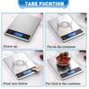 15kg Food Digital Scale for Weight Loss Waterproof Jewellery Weighing Nutritional Scales Cooking Baking Tool Kitchen Accessories