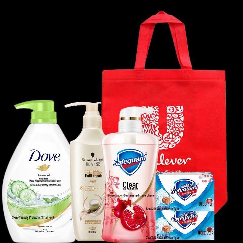

Dove 4-Piece Bath & Hair Care Set