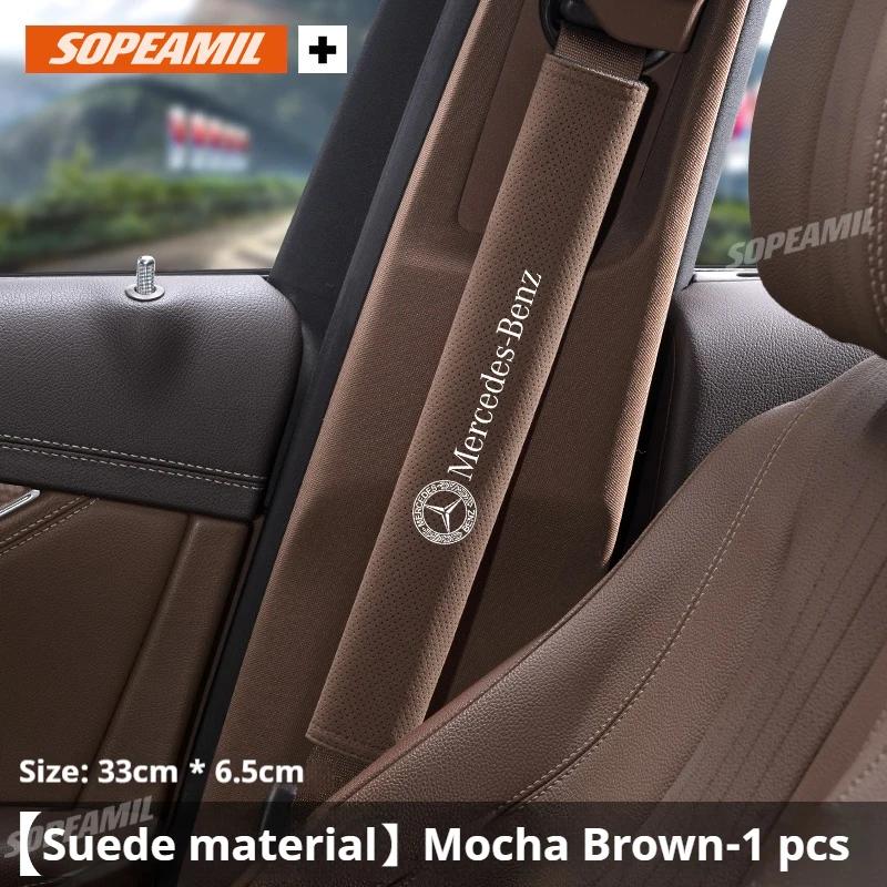 For Mercedes Benz A B C E S Class AMG GLA GLB GLC GLE CLA CLS SLC GLS CLB GLK SLK Vito A45 C43 Car Seat Belt Shoulder Guard Pad WGV9