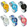 Women's Fashion Open Alloy Band Quartz Analog Round Dial Bracelet Wrist Watch