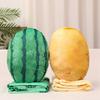 Creative Fruits And Vegetables Cabbage Green Peppers Pillow Blanket Plush Toys Home Sofa Pillow Cushion Muppet Doll