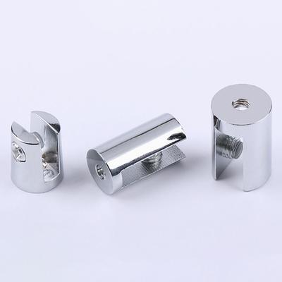 1Pc Thicken For 6-12mm Nickel Finish Shelf Holder Support Panel Bracket Shelves Clips Glass Clamp