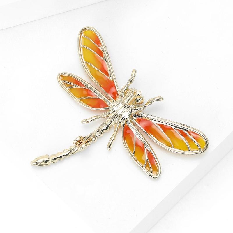 Multipurpose Fun Sophisticated Dragonflies Brooch Elegant Designs Portable Fashion Accessory for Performers Daily Outfit