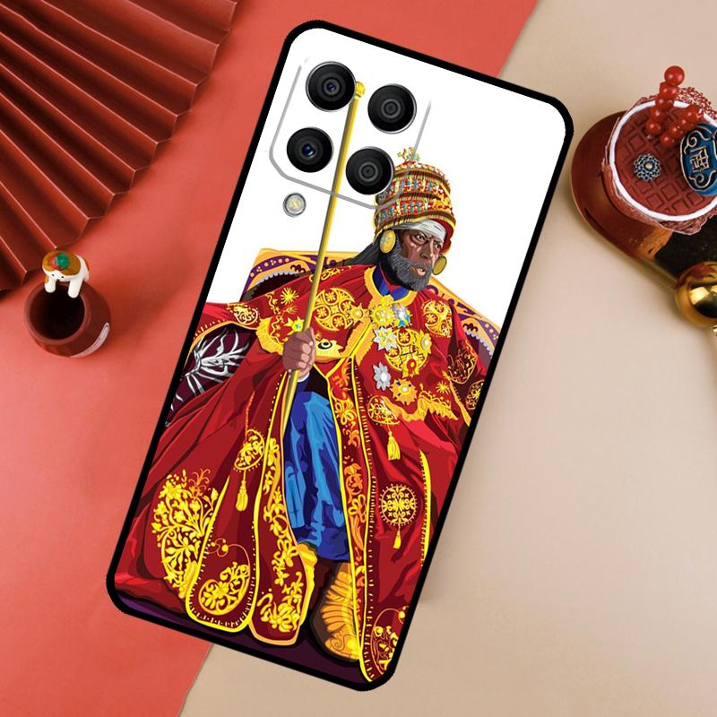Emperor Menelik Ii Of Ethiopia Adwa For Samsung Galaxy M13 M14 M33 M12 M32 M52 M31 M55 M15 M11 M21 M35 M53 M34 M54 M06 M16 Case
