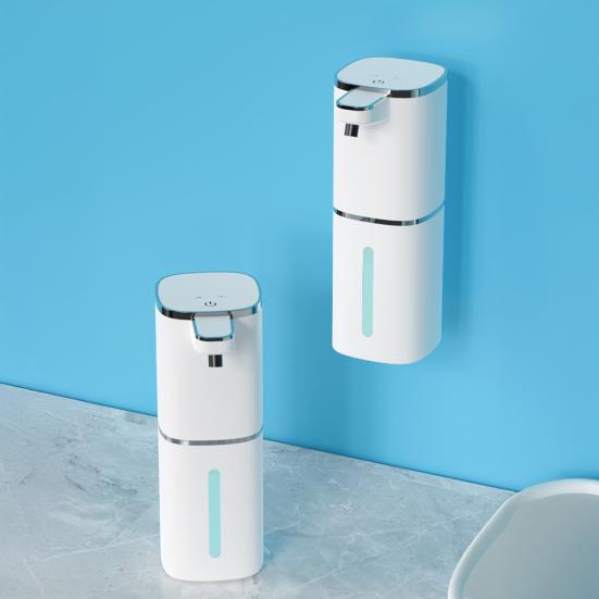 Automatic Soap Dispenser Touchless IPX5 Waterproof USB Rechargeable 4-Level Adjustable Volume 10-Second Continuous Flow Soap Dispenser