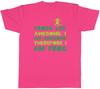 Frogs Are Awesome Mens TShirt I Am Awesome Therefore I Am Frog Tee Gift