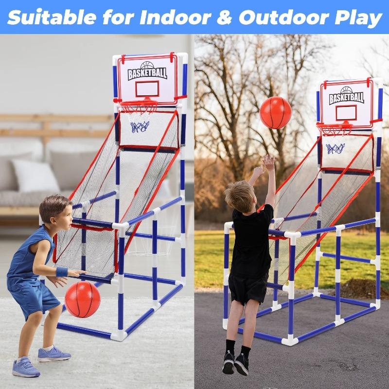 Kids Basketball Hoop Arcade Board Game Toy Sport Boy Toy Outdoor Indoor Carnival Games Basketball Shooting Training Toddler Gift