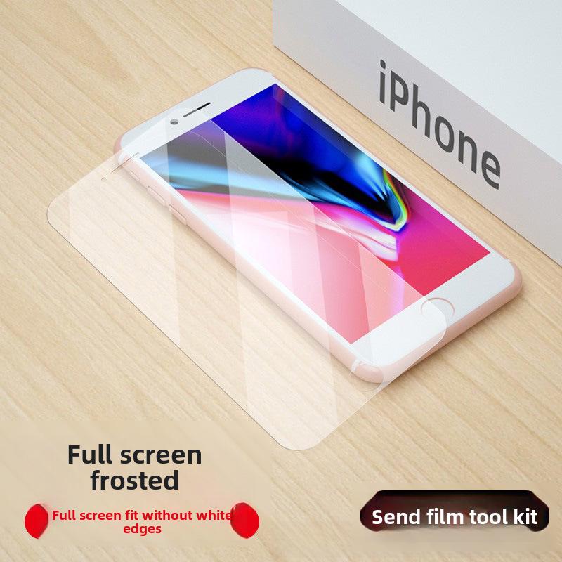 Ochranné tvrzené sklo pro iPhone 6s/7 Plus/8 Plus/SE 2/SE 3 - Pokrytí celého okraje (K dispozici v černé/bílé barvě)