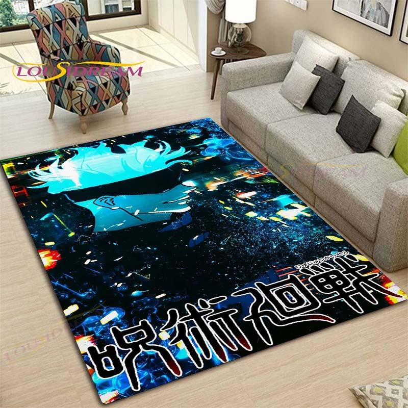Cartoon Jujutsu Kaisen Floor Mat Door Mat Bathroom Non-slip Carpet Anime Carpet Printing Floor Mat Carpet