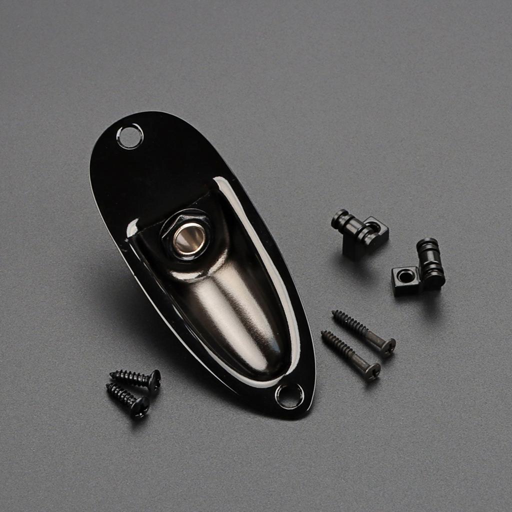 Electric Guitar Boat Style Output Jack Socket Plate Guitar Input Jack 1