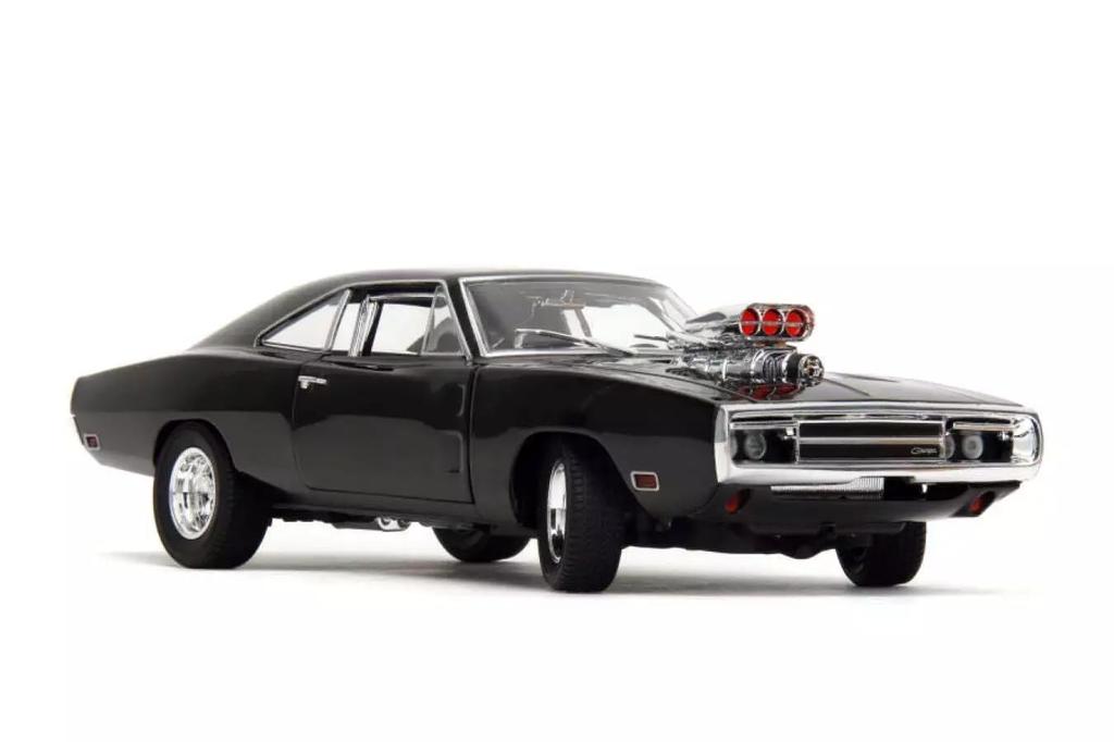 JADA TOYS 1/24 Fast & Furious Dodge Charger R/T 1970 Black Fast & Furious Charger TrueSpec