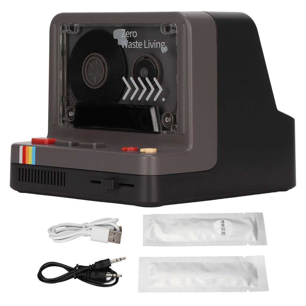 Bluetooth Cassette Player Portable Stereo Tape Retro Bluetooth Speaker Supports Bluetooth AUX and Memory Card