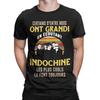 Indochine Genres Rock Classic Graphic Funny 100% Cotton T-Shirt Tops Tees For Men