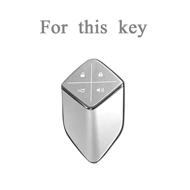 Zinc Alloy Leather Car Key Case Changan Deepal S7 Sl03 S09 S07 G318 S05 L07 Shenlan Key Holder Car Key Chain Accessories