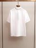 High-End Women's Spring/Summer Embroidered Animal Pattern Short Sleeve Round Neck T-shirt