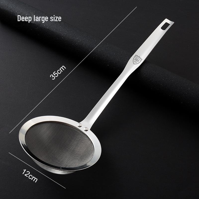 Strecurătoare de bucătărie Ouyuan din oțel inoxidabil 304 pentru spumă, lapte de soia prăjit, oală fierbinte și separarea uleiului.