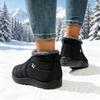 Waterproof Warm Low Top Casual Winter Snow Boots For Women Large Size