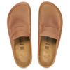 Birkenstock Rubber Sole Abrasion Resistant Closed Toe Slippers Unisex Brown Regular Loose Fit 1030206