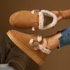 Fashion Winter New Snow Boots Thick-soled Plush Buckle Cotton Shoes Casual Round Head Large Size Snow Boots