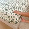 Type A Floral Printed Fitted Sheet Cotton Mattress Protector (No Pillowcase)