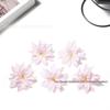 Morandi Color Double Petal Lily Hair Clips - Ancient Style Hanfu Hairpins & Scholar Hat Accessories DIY Materials.