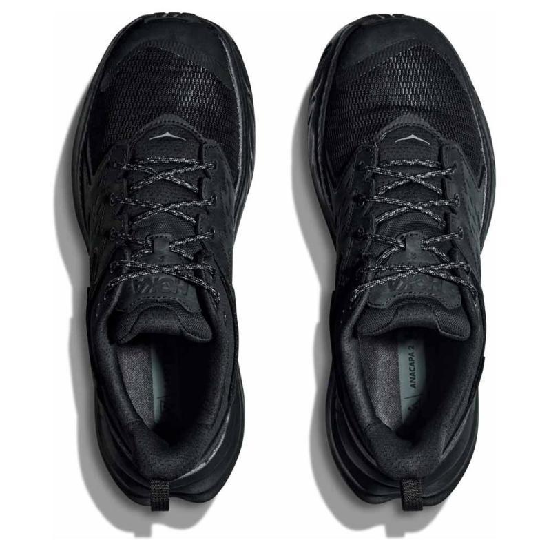 HOKA ONE ONE Anti-Slip Wear-Resistant Low-Top Running Shoes Men's Black Sneakers 1155253-BBLC