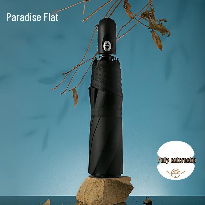 Paradise Fully Automatic Large Reinforced 3-Fold Sun/Rain Umbrella