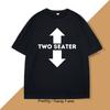 Two Seater Funny Adult Humor Dad Joke T Shirts Graphic Cotton Short Sleeve Streetwear Tshirt Trendy Loose Round Neck Oversized