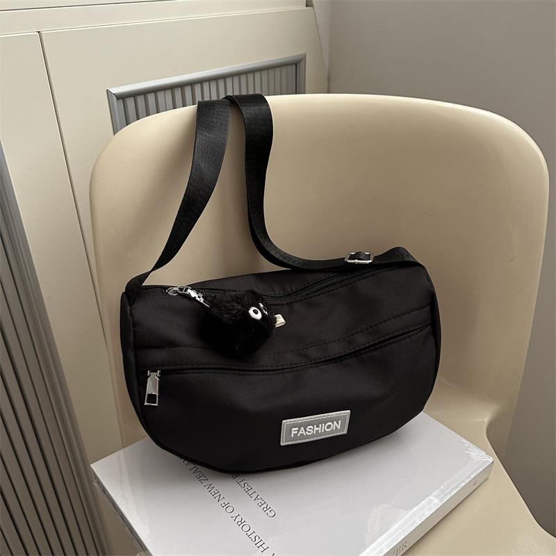 Large Capacity Fashionable Casual Bag Spring New Fashionable One Shoulder Crossbody Bag Korean Style Versatile Dumpling Bag Women's Bag