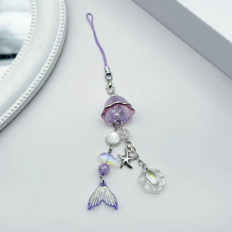 Elegant Mermaids Hanging Charm Multipurpose Phone Strap Practical Key Holder Accessory Bag Decoration for Trendy Women