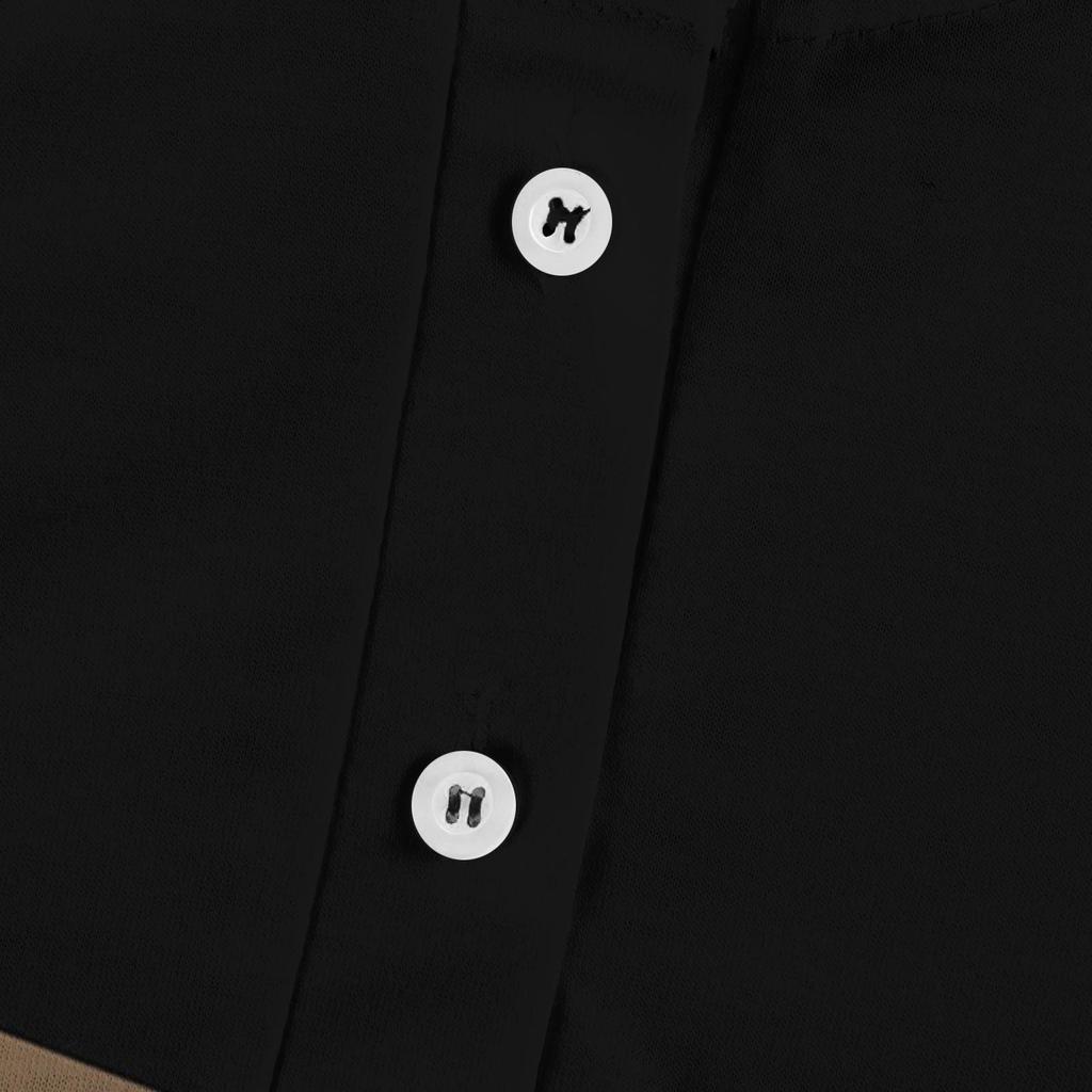 Damemote Uformelt jakkeslag kort 3/4-ermet skjorte med trykk for kvinner