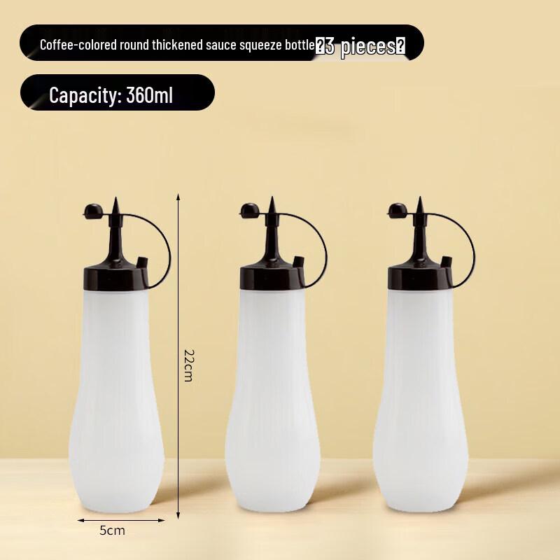ZISIZ Plastic Squeeze Sauce Bottle