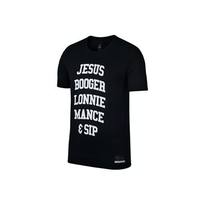 Air  Graphic Print Short Sleeve Sport T-Shirt Men Tops Black AR0054-010