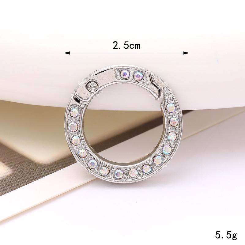 

Цинковый сплав пружинное кольцо карабин застежка брелок аксессуар для обуви Key Ring