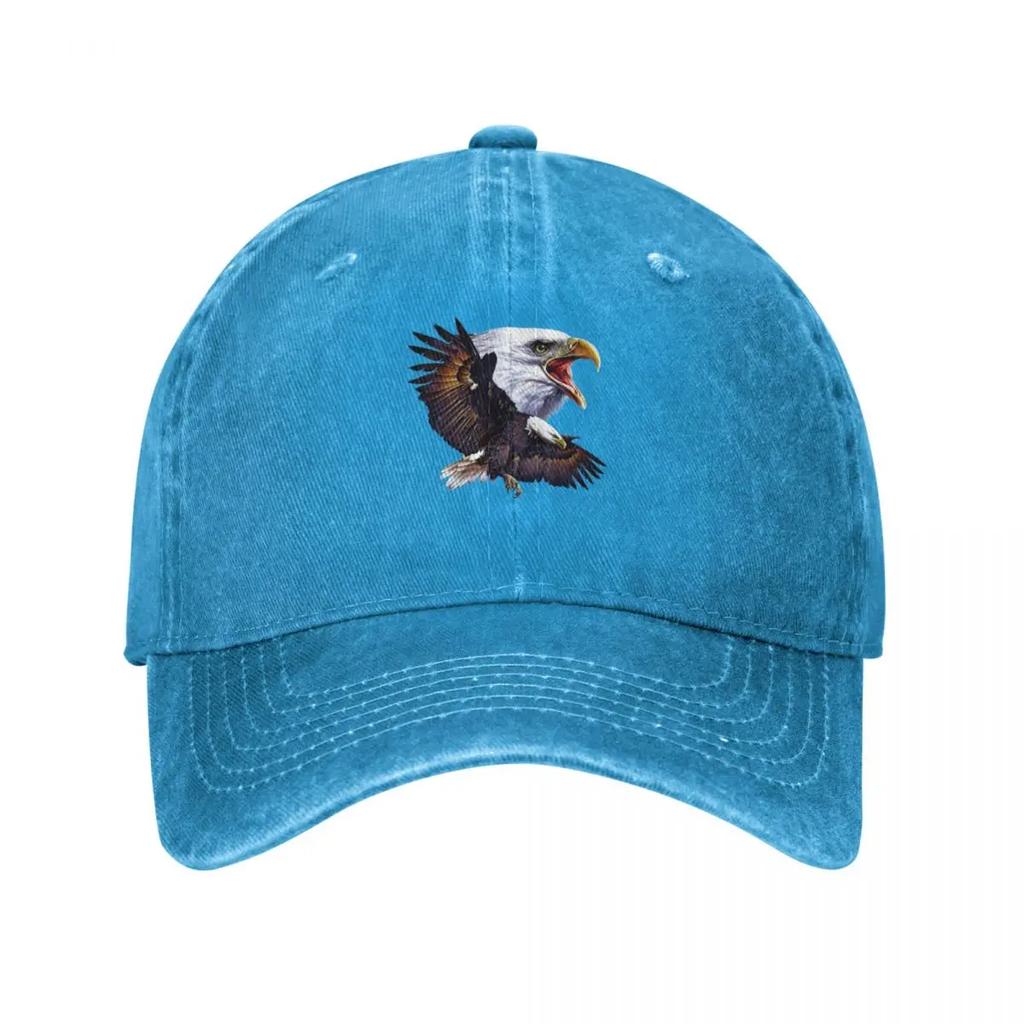 Bald Eagle Baseball Cap Derby Hat Custom Cap Black Dropshipping Boy Womens