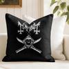 MMayhem Band Cushion Cover Eco Linen Pillow Case DoubleSided Print Breathable Durable Zipper Home Decor Gift