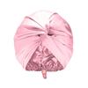 Hair Care Hat Double Layer Imitation Silk Sleep Hat Back Adjustable Buckle Turban Hat Solid Color Home Headwear